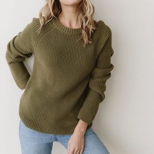 Jenni Kayne Cotton Fisherman Sweater